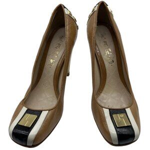 L.A.M.B. women's Leather heels size US 7